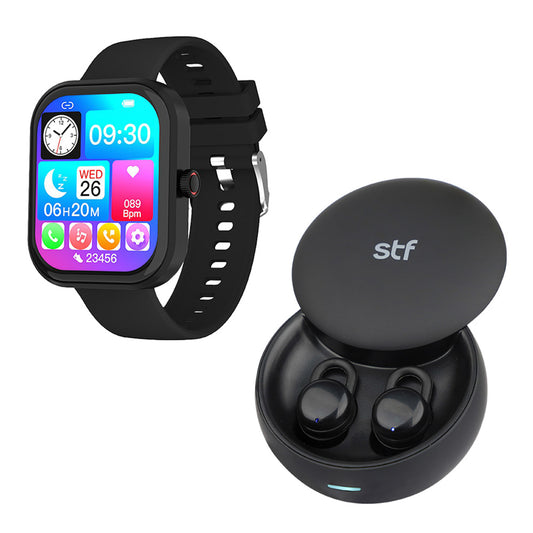 Smartwatch + Audífonos inalámbricos Kronos TWS pack
