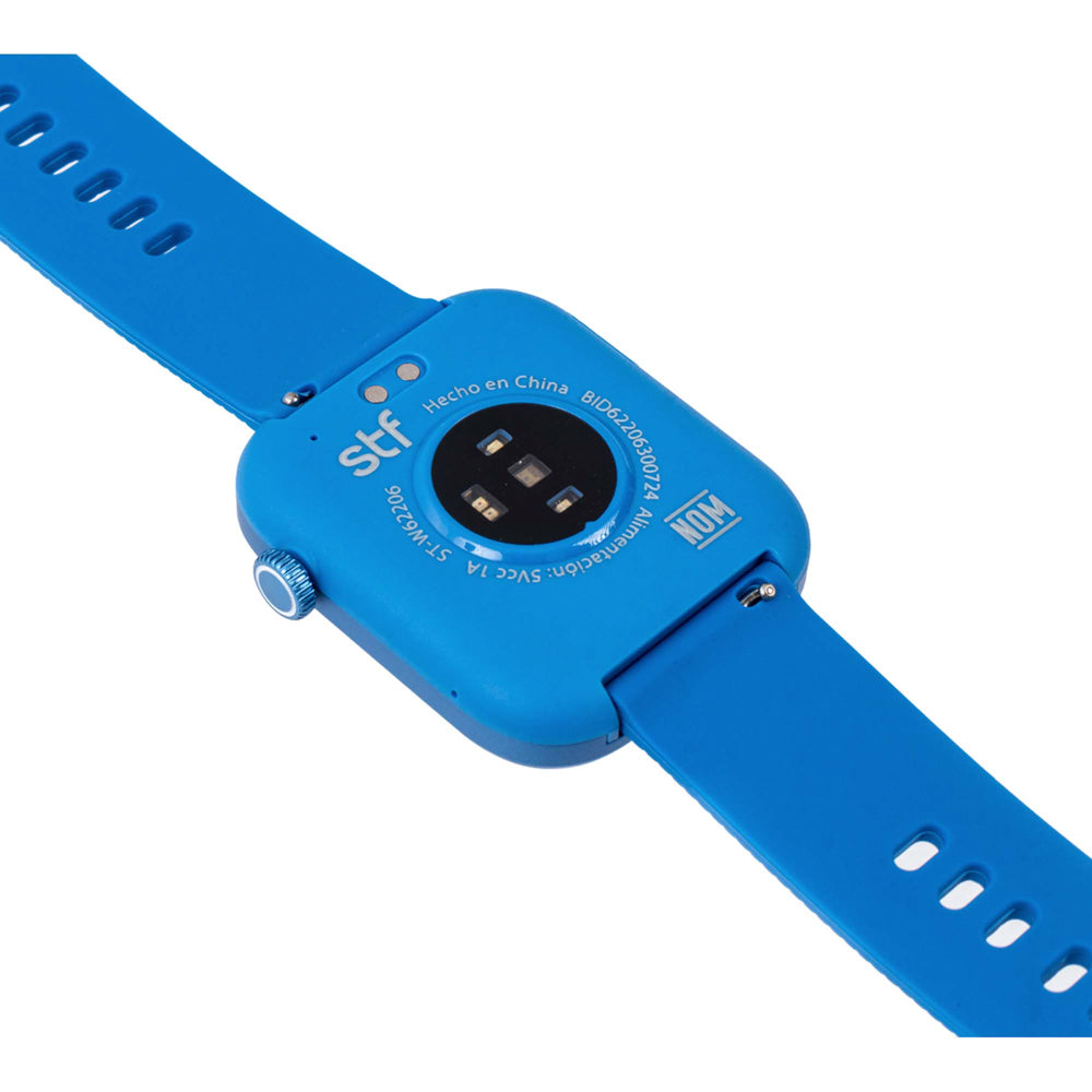 Smartwatch Reloj Kronos Solaris STF Pantalla Amoled 1.85"Resistencia al agua IP67 Azul