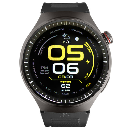 Smartwatch reloj inteligente | STF Kronos Speed | Pantalla esférica 3D AMOLED Protección IP68 GPS