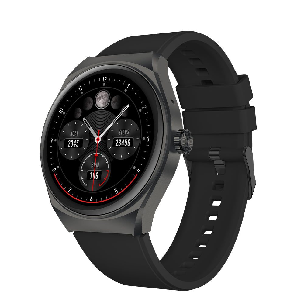 Combo STF Smartwatch Reloj Kronos Trek negro + Audífonos True Wireless Kun