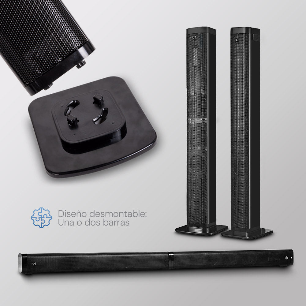 Barra de Sonido Home Audio 2.0 STF 30W HDMI OPTICO 3.5mm AUX USB