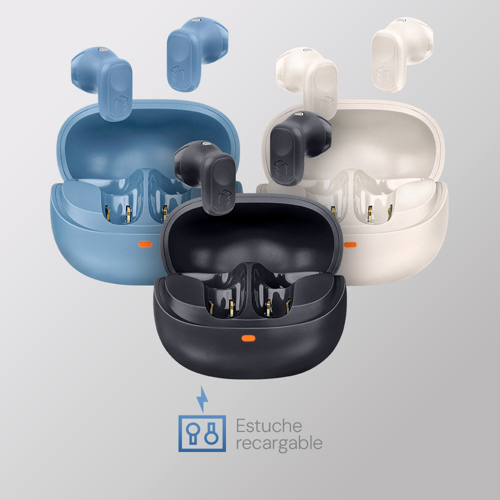 Audifonos Inalambricos Tws Essential STF 40hrs Uso Protección IPX4 Azul