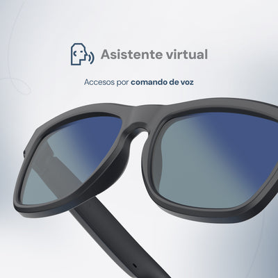 Lentes de Sol STF con Audio Lennz Plus Audio Glasses STF 5Hrs Uso Protección UV400