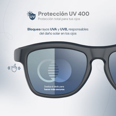 Lentes de Sol STF con Audio Lennz Plus Audio Glasses STF 5Hrs Uso Protección UV400