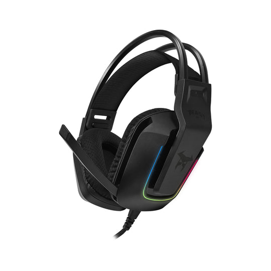 Audífonos Gamer Híbridos On ear Beast MSA-005: Videojuegos, Micrófono ajustable, Efecto aislamiento