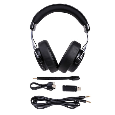 Audífonos Gamer Inalámbricos On ear Beast STF MSI-105 Videojuegos, Micrófono removible, 12 hrs uso, Low Latency, Luz RGB