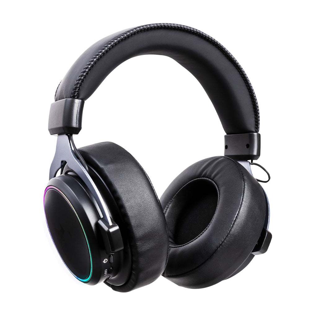 Audífonos Gamer Inalámbricos On ear Beast STF MSI-105 Videojuegos, Micrófono removible, 12 hrs uso, Low Latency, Luz RGB