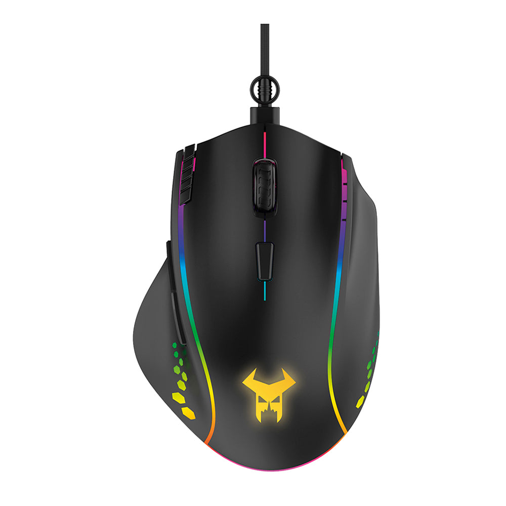 Mouse Gamer STF Beast Abysmal Arsenal Prime Óptico gaming para computadora Negro