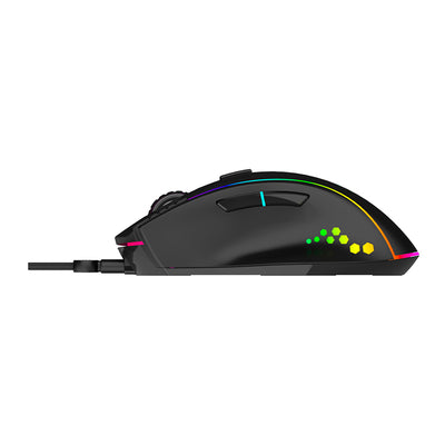 Mouse Gamer STF Beast Abysmal Arsenal Prime Óptico gaming para computadora Negro