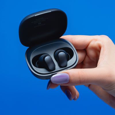 Audifonos Inalambricos Tws Cherry STF 36hrs Uso ENC Protección IPX4 Azul