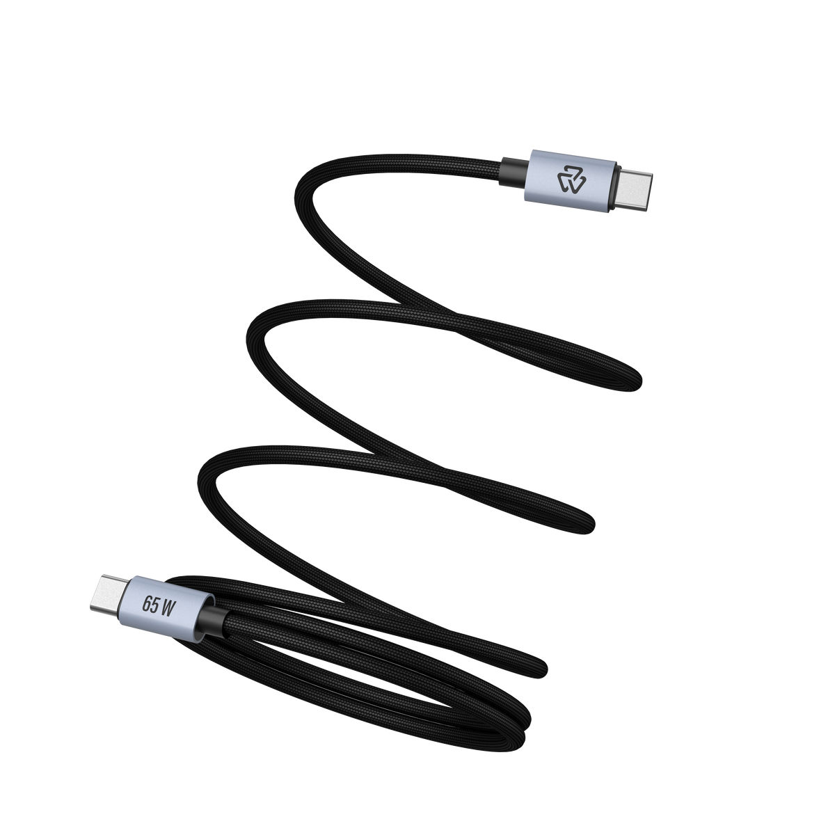Cable Magnético Tipo C a Tipo C STF Carga Rápida, 65W, Transferencia de datos, Negro