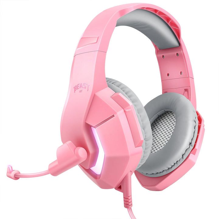 Audífonos Gamer | STF Beast Muspell Tournament | Hi-Fi gaming para computadora Rosa - STF - STG-H36342