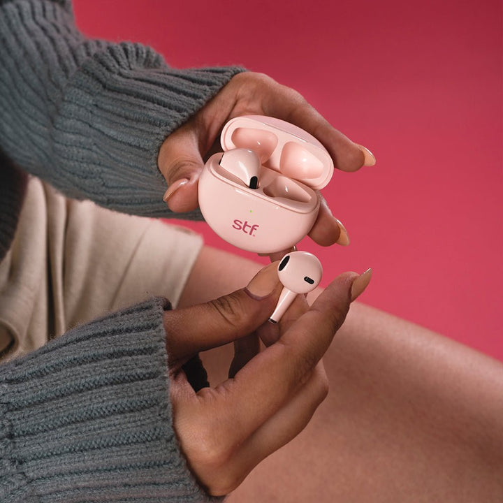Audífonos Inalámbricos True Wireless | STF Forte | in ear 12 hrs Rosa - STF - ST-E16109