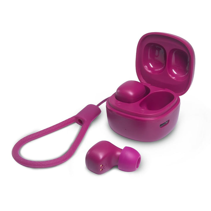 AURICULARES BOTÓN FUNK - T3307 - Red-Ness ELECTRÓNICA