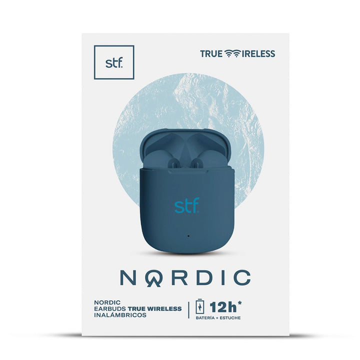 Audífonos inalámbricos True Wireless | STF Nordic | Con Micrófono Azul - STF - ST-E58464