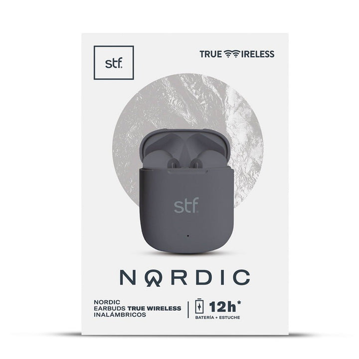 Audífonos inalámbricos True Wireless | STF Nordic | Con Micrófono Gris - STF - ST-E58457