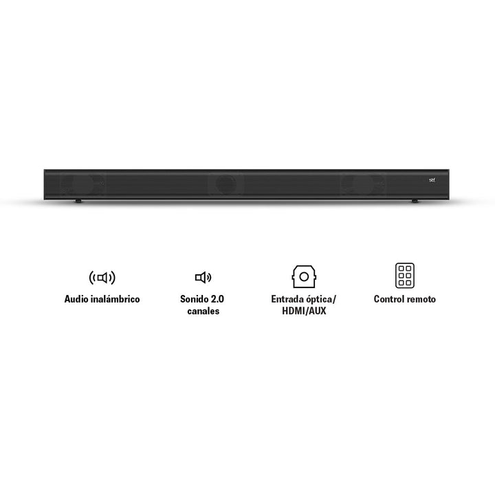 Barra de sonido inalámbrica | STF Alud | 2.0 Surround Audio óptico - STF - ST-S75402