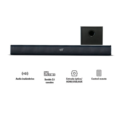 Barra de sonido inalámbrica | STF Alud Pro | 2.1 subwoofer audio óptico - STF - ST-S04726