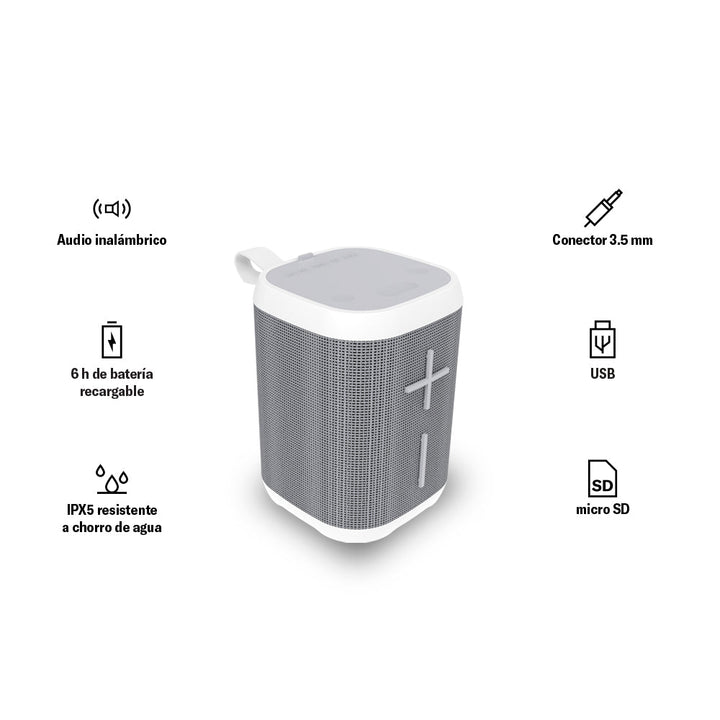 Bocina inalámbrica portátil | STF Tao Water | IPX5 resistente al agua - STF - ST-S84476