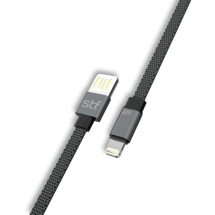 Cable para celular | STF Lightning | Carga ultra rápida 1 metro Negro - STF - ST-A02879