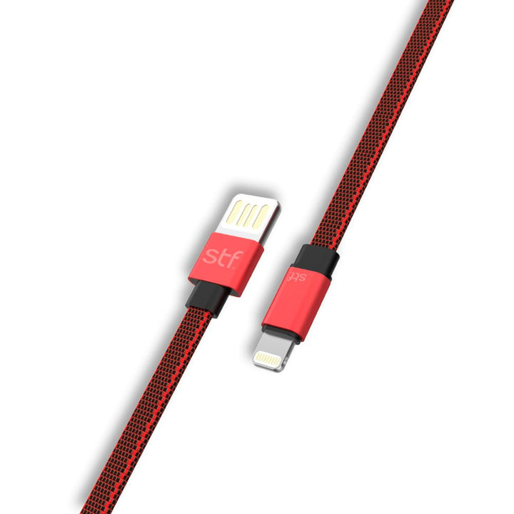 Cable para celular | STF Lightning | Carga ultra rápida 1 metro Rojo - STF - ST-A02886