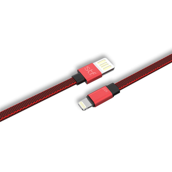 Cable para celular | STF Lightning | Carga ultra rápida 1 metro Rojo - STF - ST-A02886