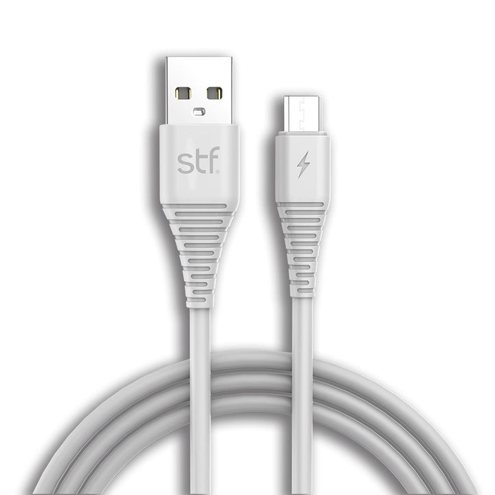 Cable para celular | STF Micro USB | Carga estándar 1 metro Blanco - STF - ST-A02633