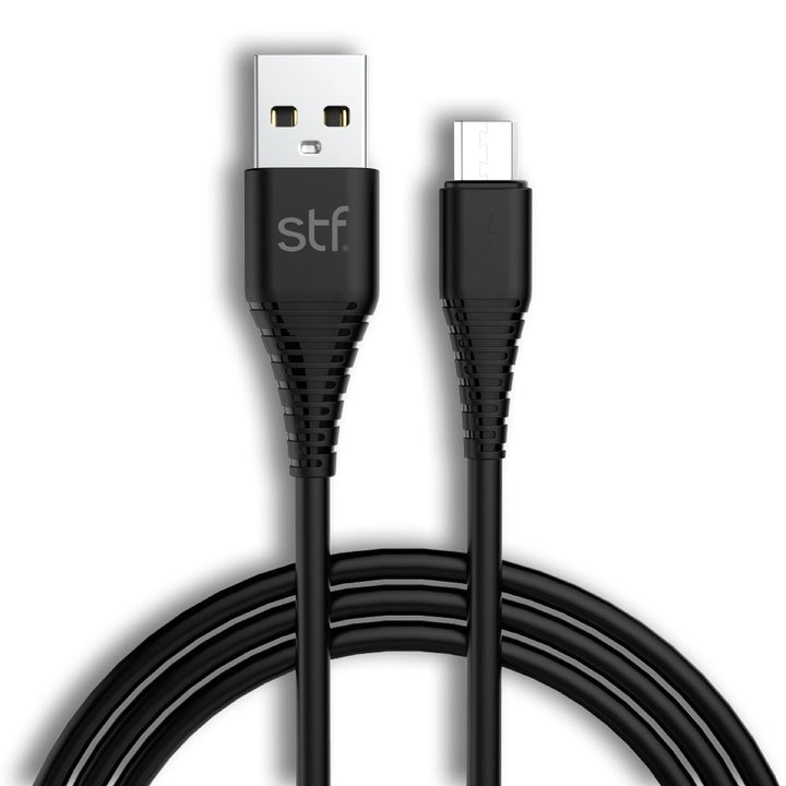 Cable para celular | STF Micro USB | Carga estándar 1 metro Negro - STF - ST-A02640