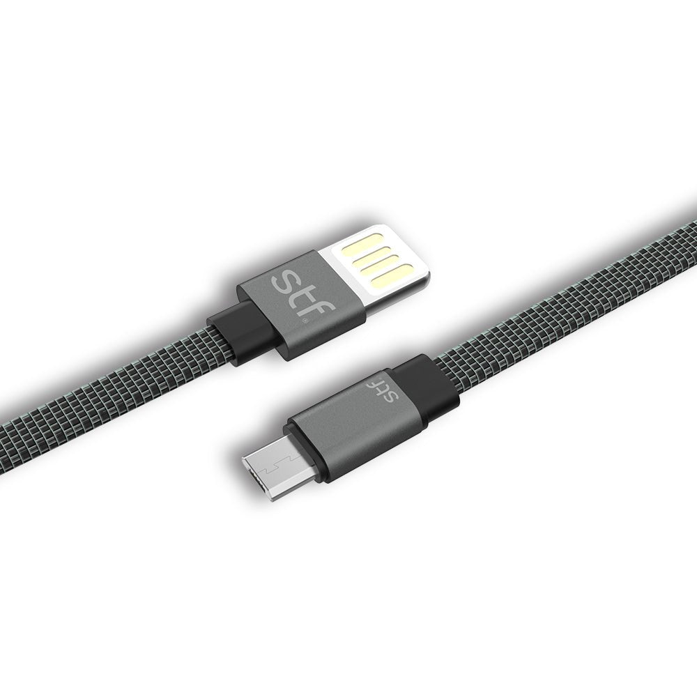 Cable para celular | STF Micro USB | Carga ultra rápida 1 metro Negro - STF - ST-A02831