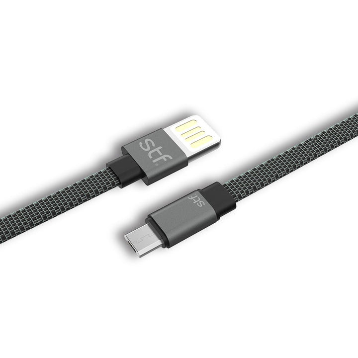 Cable para celular | STF Micro USB | Carga ultra rápida 1 metro Negro - STF - ST-A02831