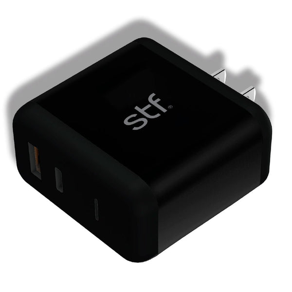 Cargador de pared | STF Carga ultra rápida | 2 salidas 3A para celular - STF - ST-A02985