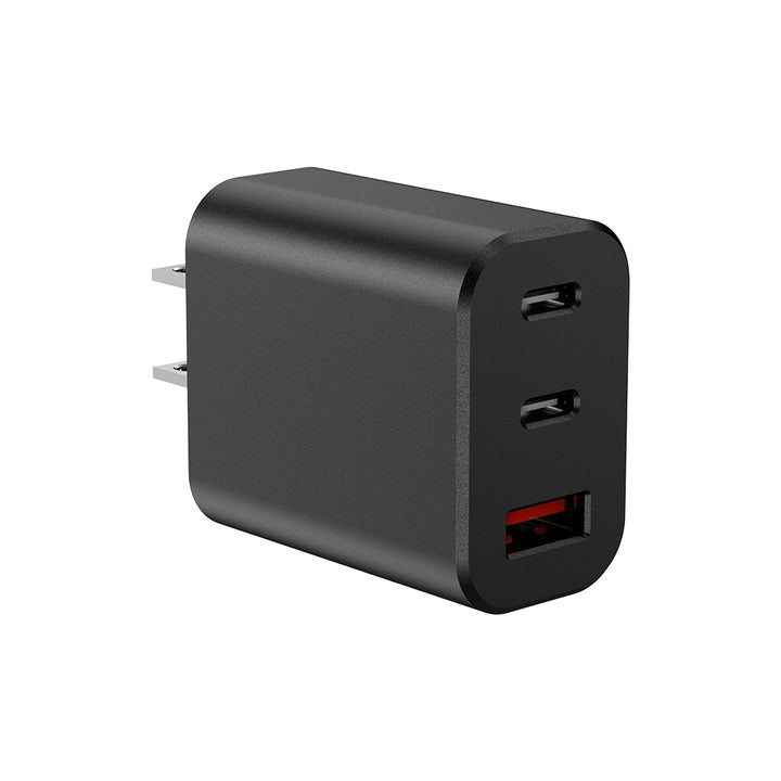 Adaptador Cargador Doble Celular Pared + Cable Tipo C Y Usb