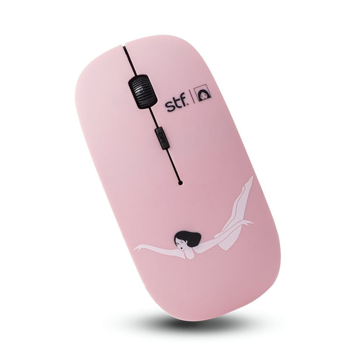 Kit Audífonos, mouse y mousepad | STF Mariana Motoko 3 en 1 | para computadora rosa - STF - ST-P16161