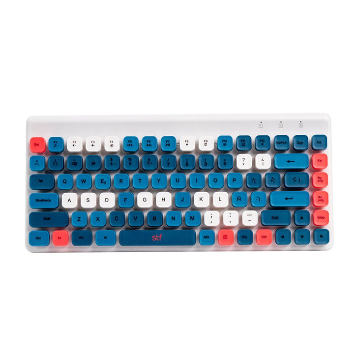 Kit Teclado + Mouse inalámbrico | STF VIVA! | para computadora June Azul - STF - ST-A93478