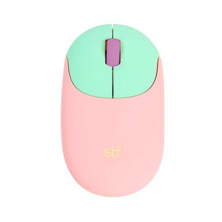 Kit Teclado + Mouse inalámbrico | STF VIVA! | para computadora Sweet Rosa - STF - ST-A93461