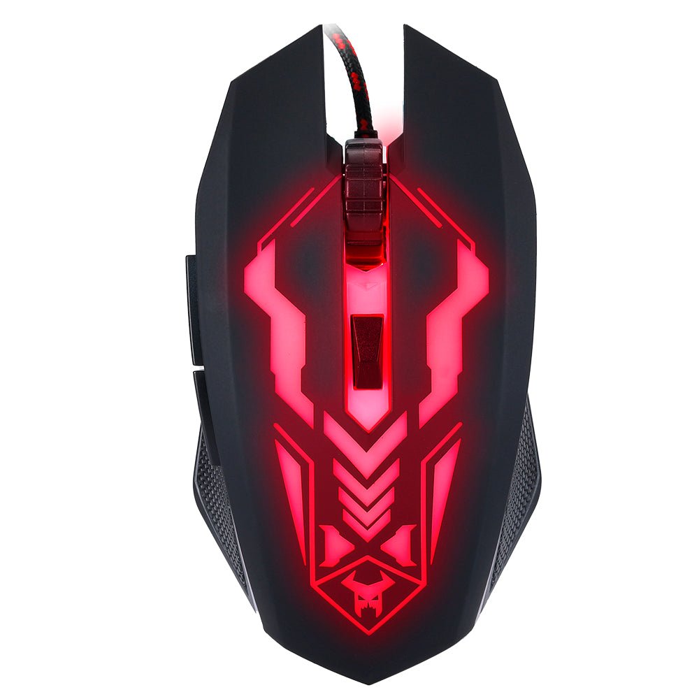 Kit Teclado y Mouse Gamer |STF Beast Abysmal |luz led gaming para computadora - STF - STG-P16833