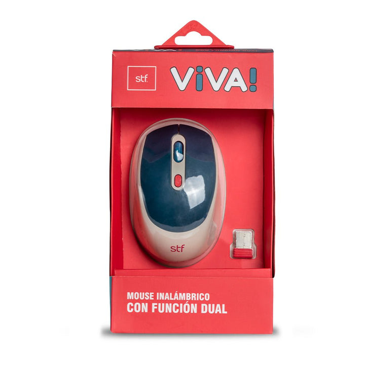 Mouse inalámbrico óptico | STF VIVA! | para computadora June Azul - STF - ST-M93515