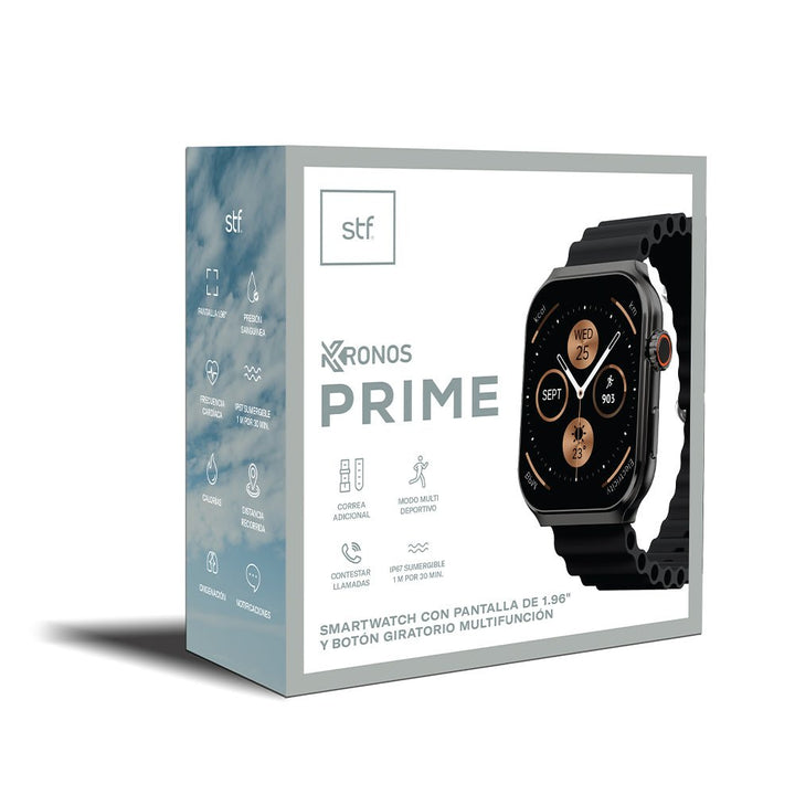 Smartwatch reloj inteligente | STF Kronos Prime | pantalla 1.96", IP67 - STF - ST-W11044