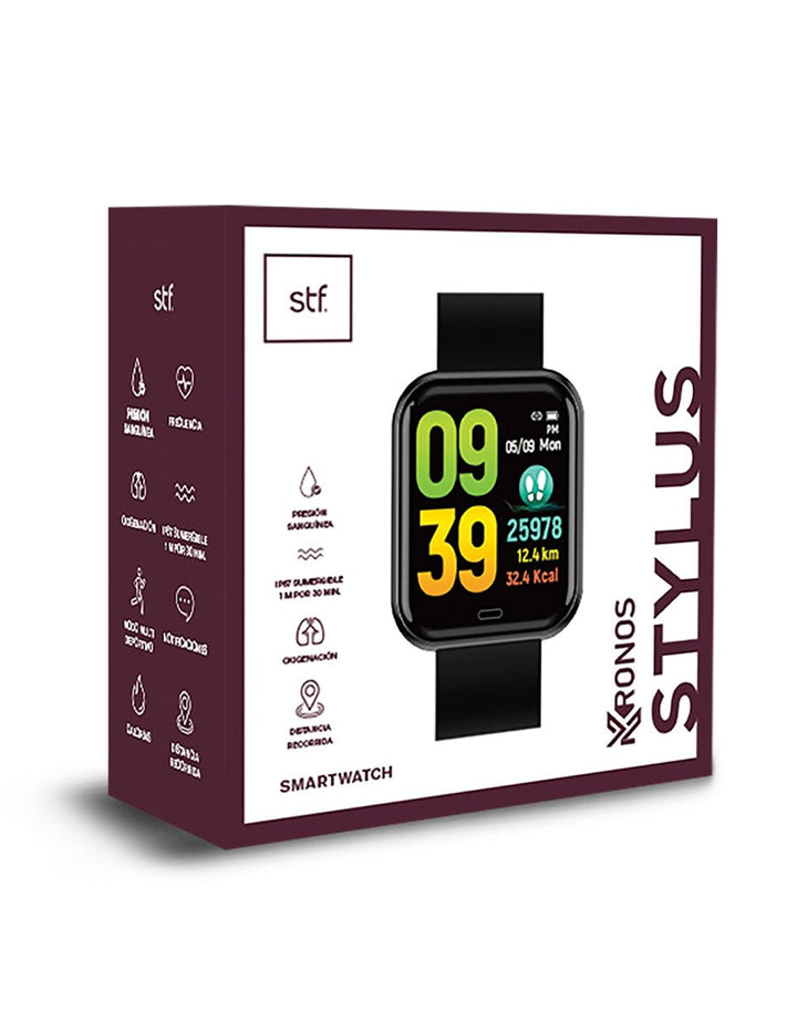 Smartwatch reloj inteligente | STF Kronos Stylus | Sumergible con 6 multideportes - STF - ST-W84063