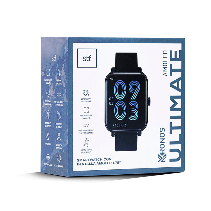 Smartwatch reloj inteligente | STF Kronos Ultimate | AMOLED 1.78", IP67 - STF - ST-W36236