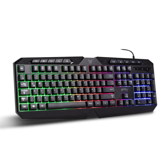 Teclado Gamer | STF Beast Abysmal Armor Force | Membrana con luz led - STF - STG-A16819