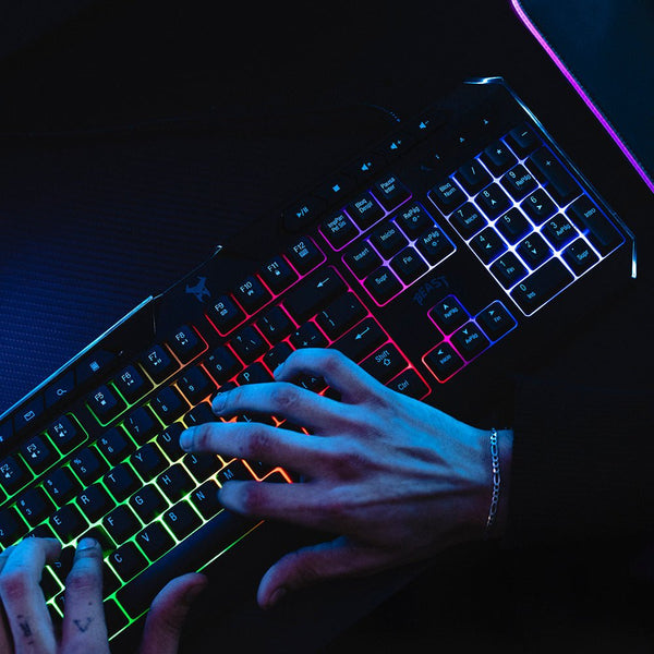 Teclado Gamer | STF Beast Abysmal Armor Force | Membrana con luz led - STF - STG-A16819