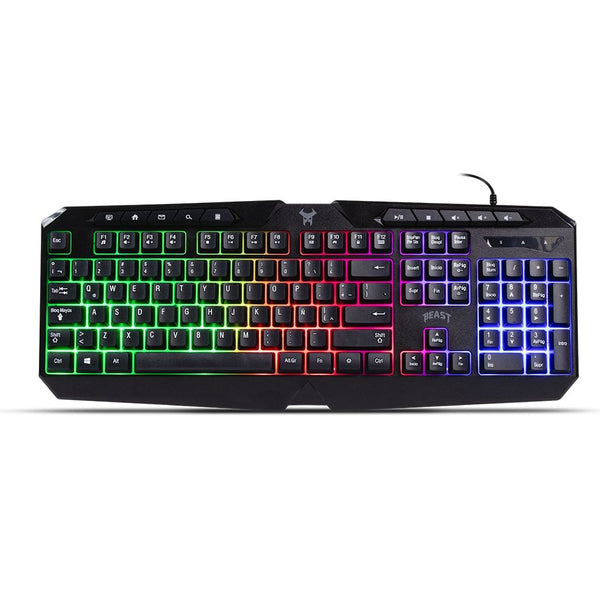 Teclado Gamer | STF Beast Abysmal Armor Force | Membrana con luz led - STF - STG-A16819